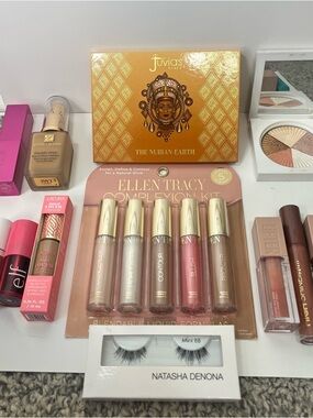 Estée Lauder Double Wear Natasha Denona Ofra highlighter & JUVIAS & ELF lot